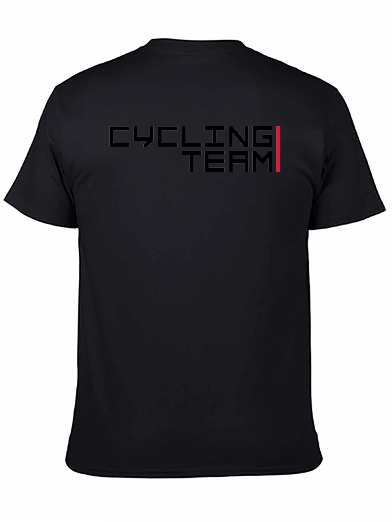 Cycling Team Graphic Tee - Mens Black T-Shirt
