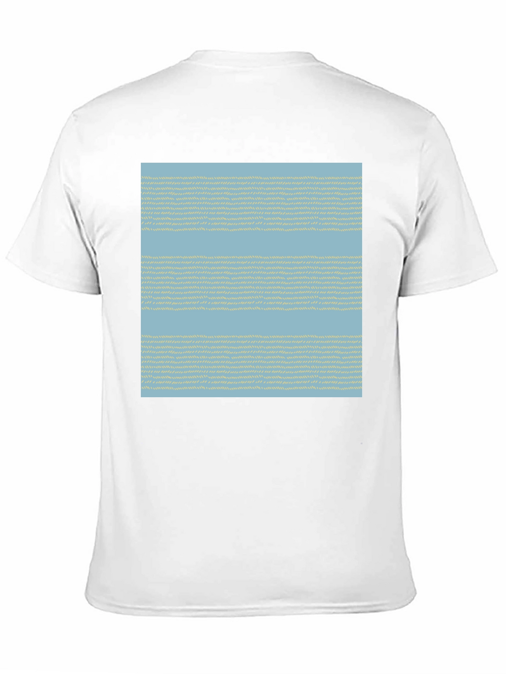 Striped Woven Pattern Tee