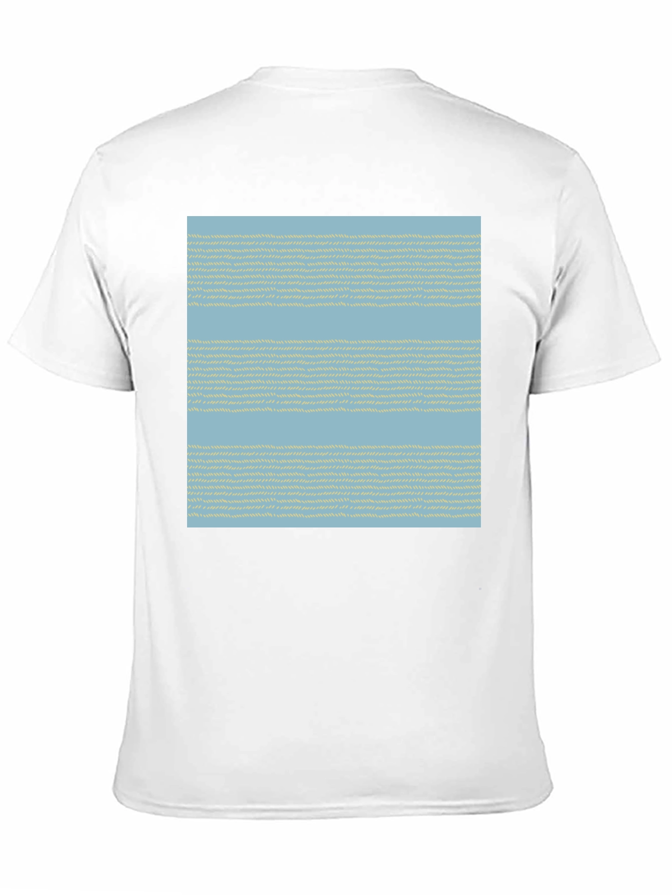 Striped Woven Pattern Tee