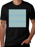 Striped Woven Pattern Tee