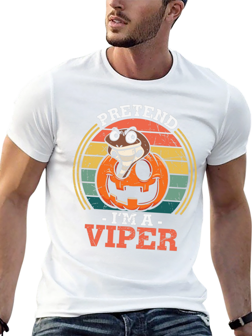 Pretend Im A Viper Halloween T-Shirt