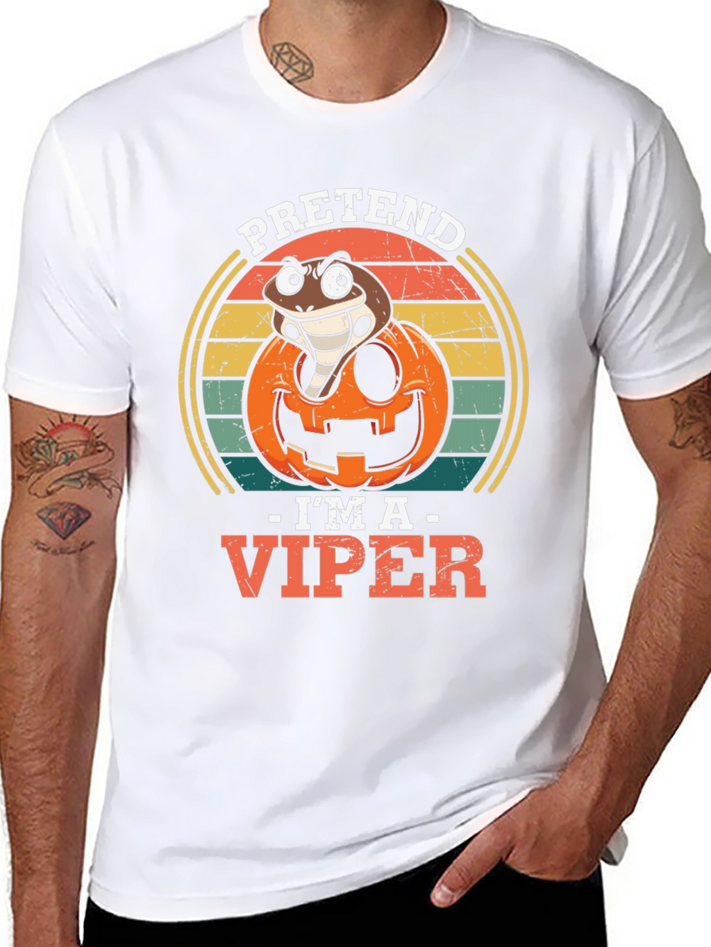 Pretend Im A Viper Halloween T-Shirt