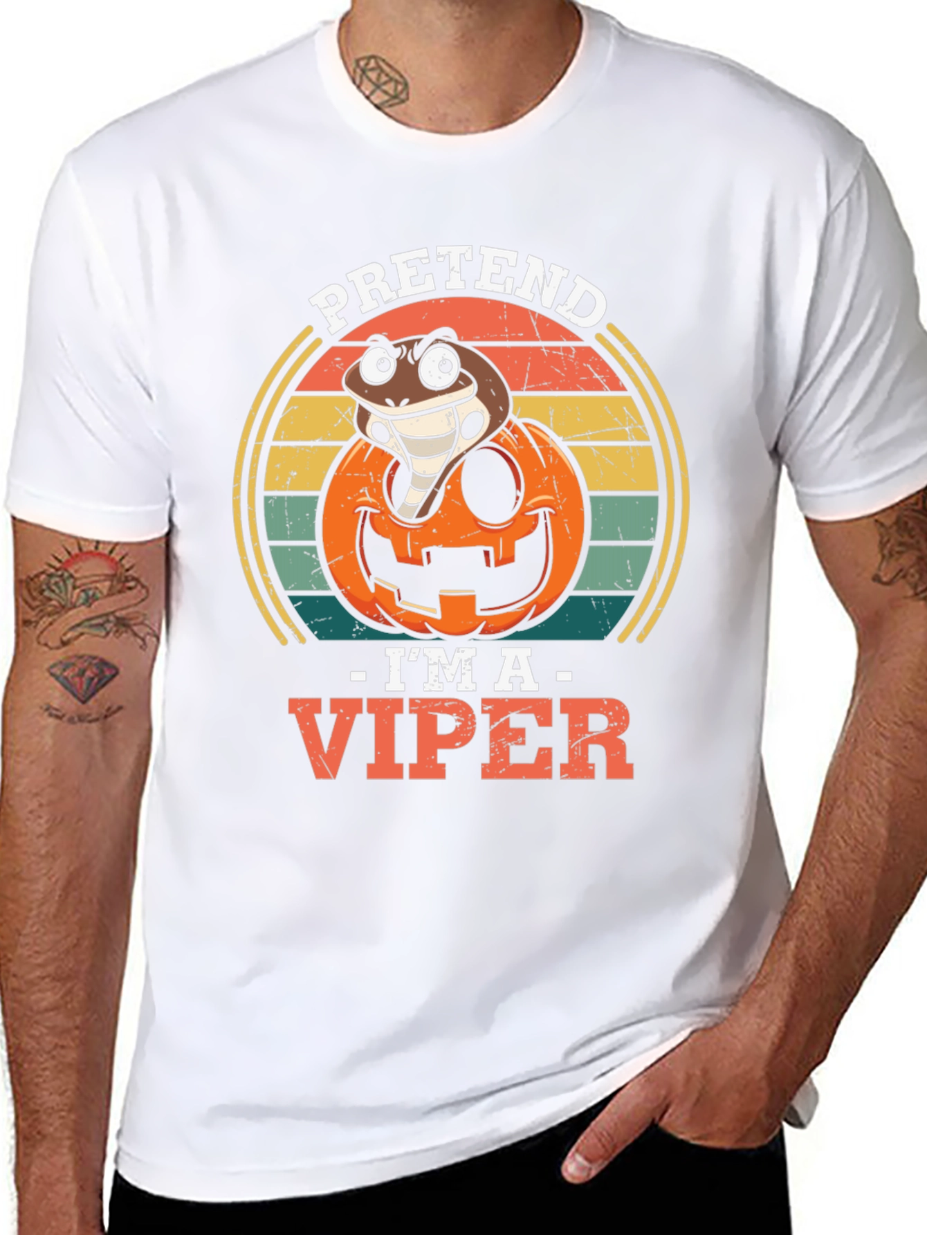 Pretend Im A Viper Halloween T-Shirt