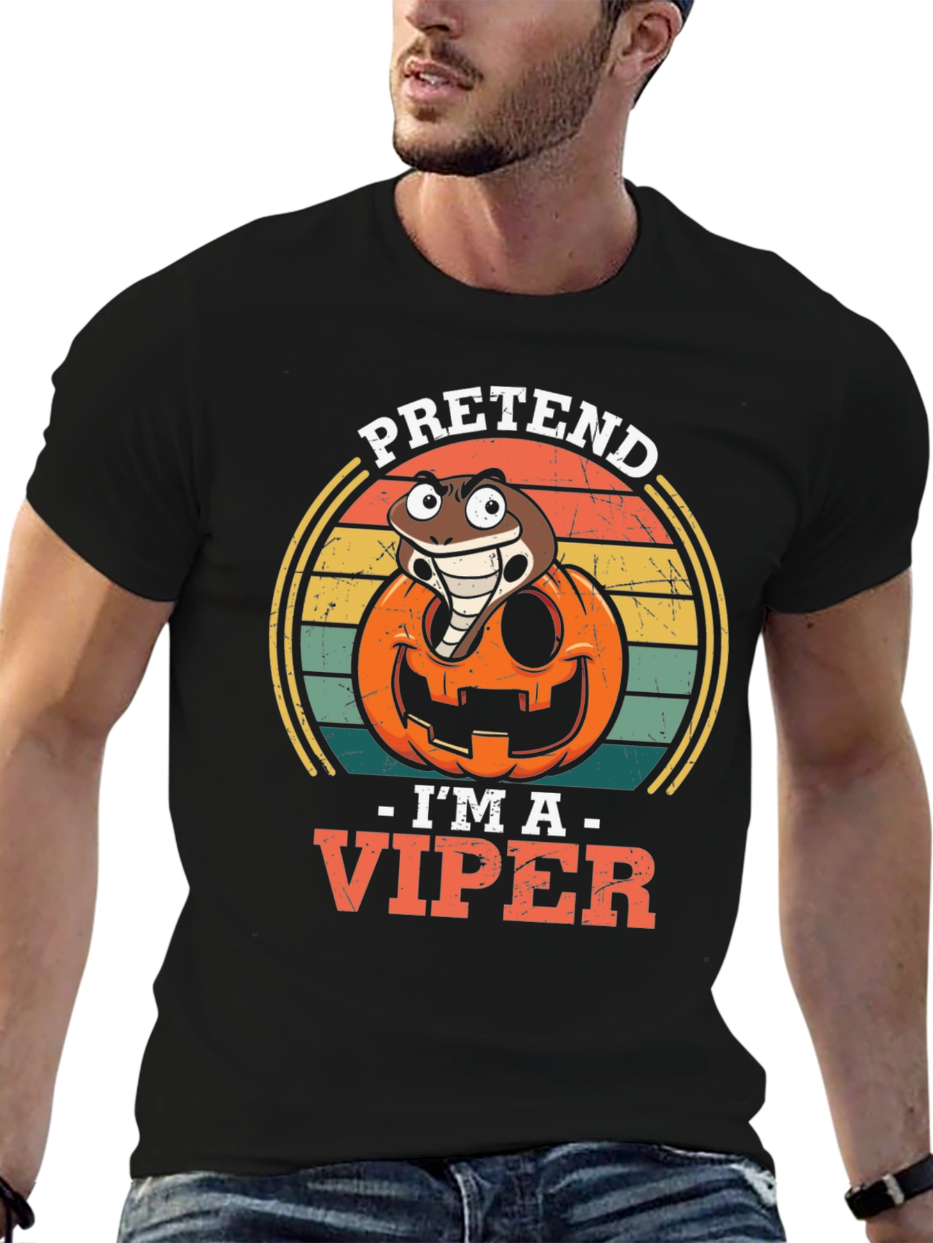 Pretend Im A Viper Halloween T-Shirt