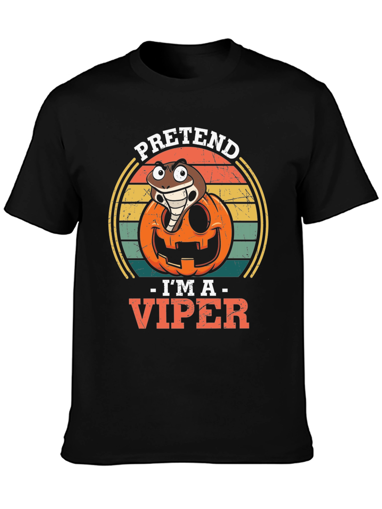 Pretend Im A Viper Halloween T-Shirt