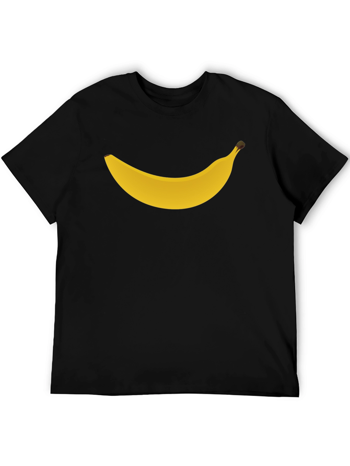 Banana Graphic Tee - Black Casual T-Shirt