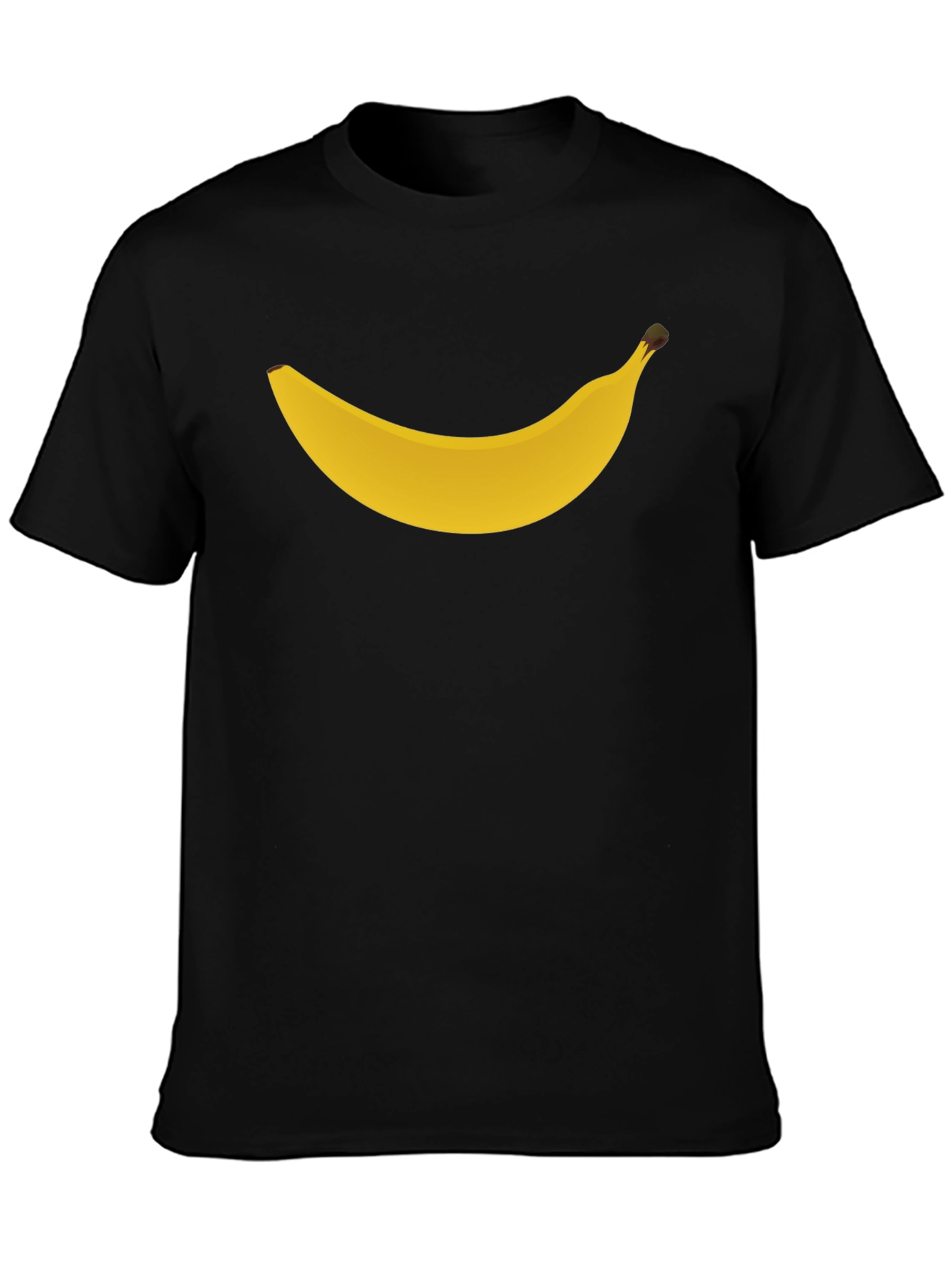 Banana Graphic Tee - Black Casual T-Shirt