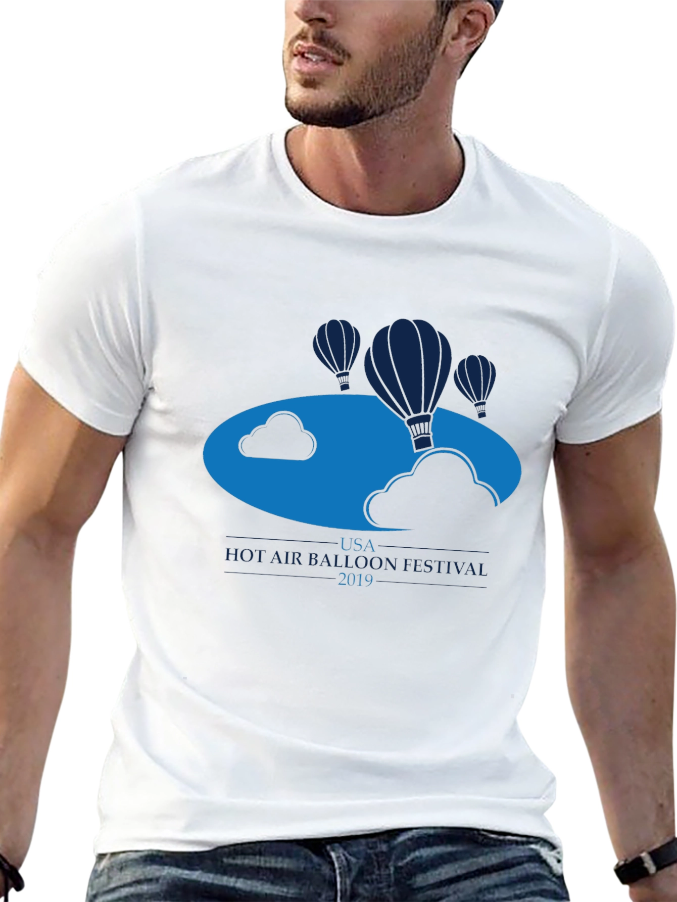 USA Hot Air Balloon Festival 2019 Black T-Shirt