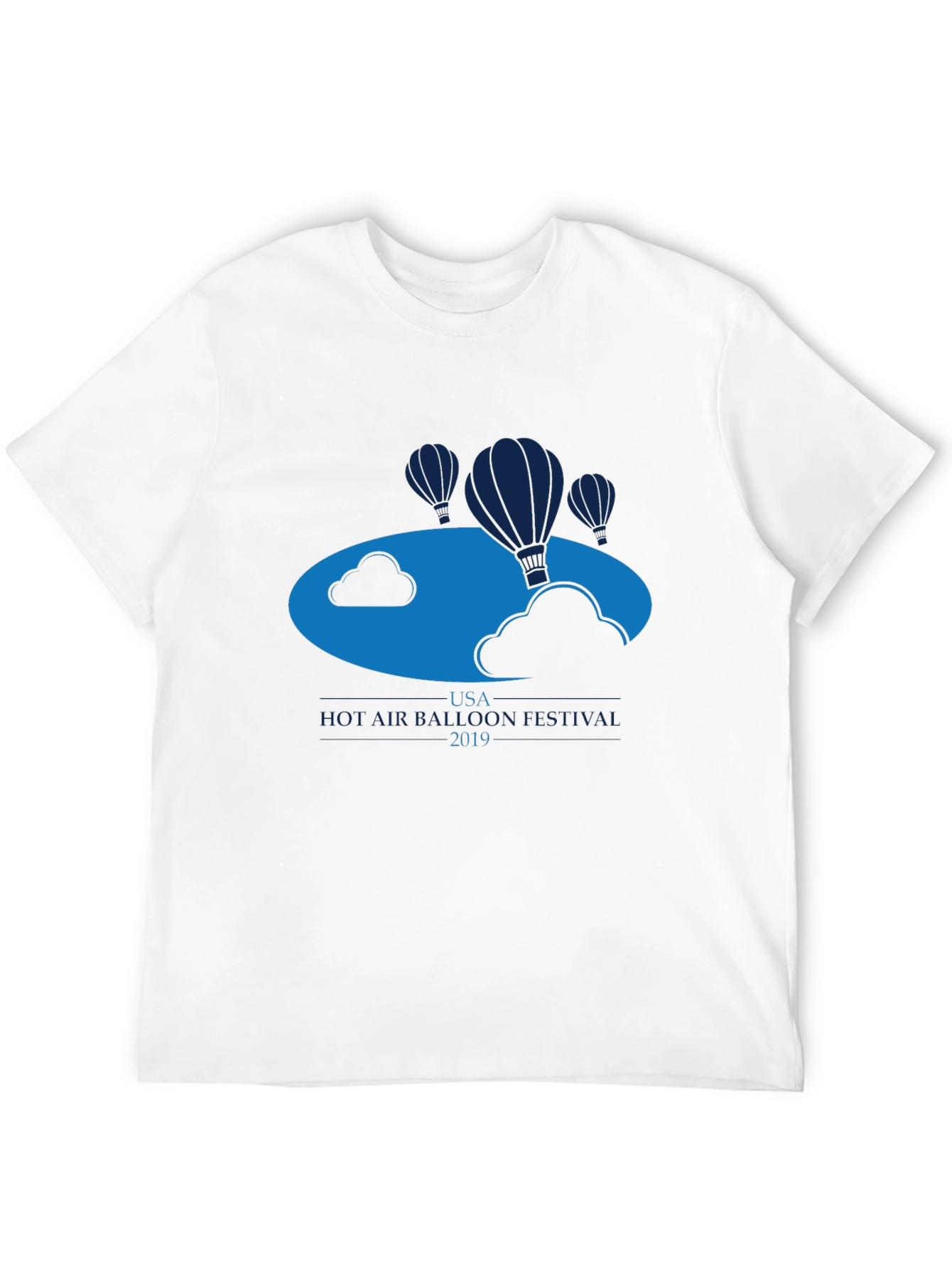 USA Hot Air Balloon Festival 2019 Black T-Shirt