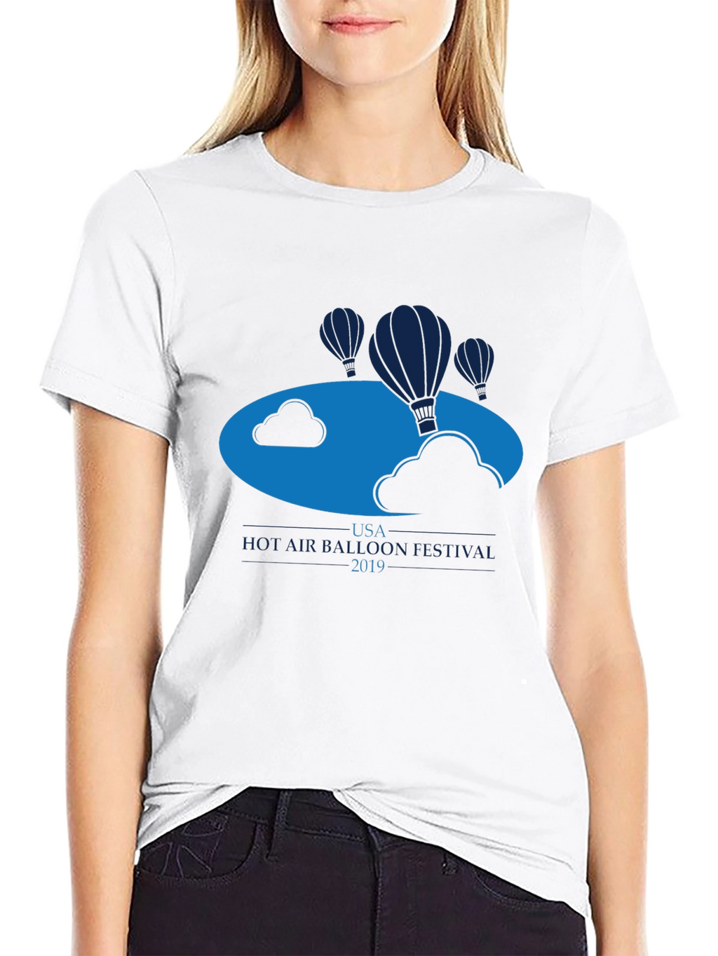 USA Hot Air Balloon Festival 2019 Black T-Shirt