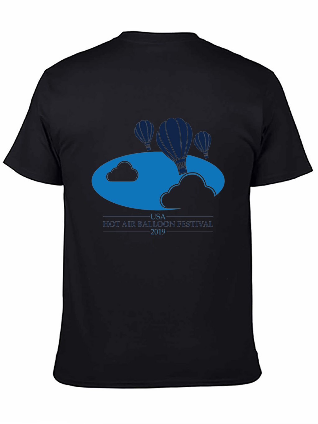 USA Hot Air Balloon Festival 2019 Black T-Shirt