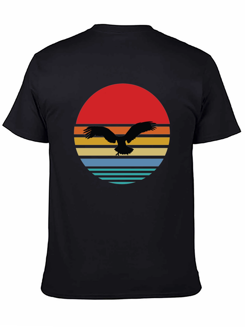 Retro Eagle Sunset Graphic Tee