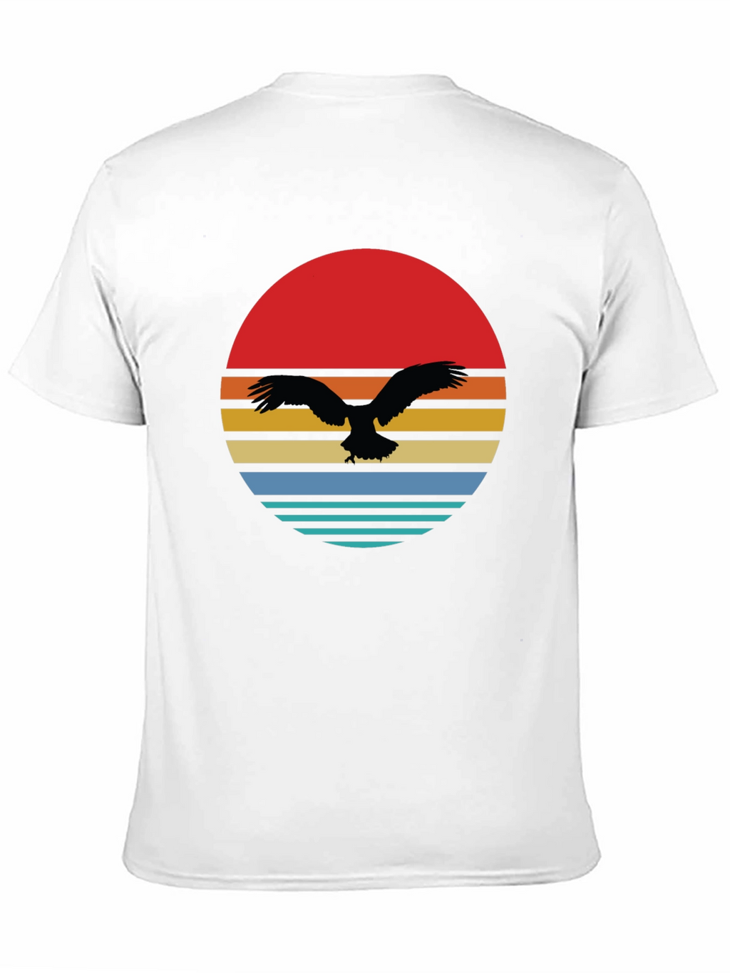 Retro Eagle Sunset Graphic Tee