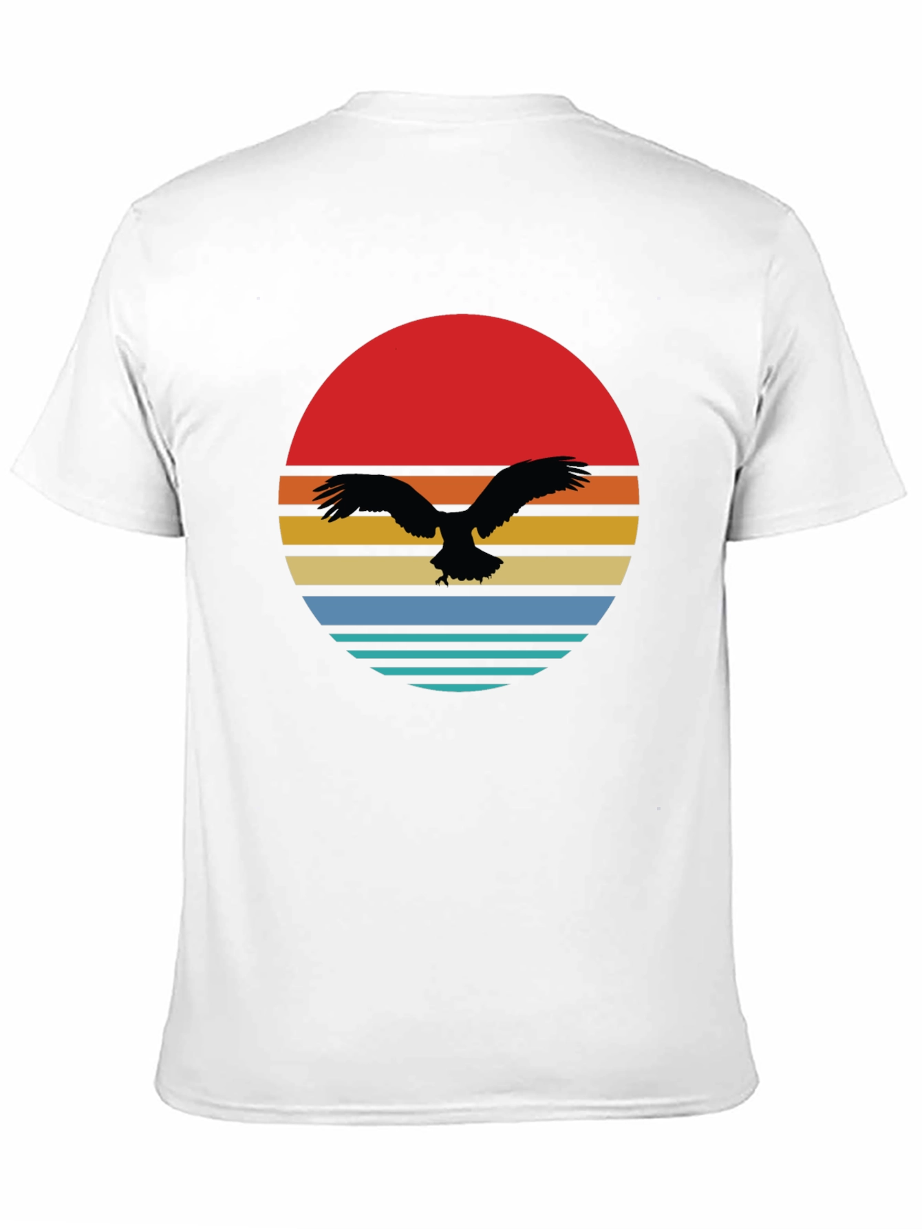 Retro Eagle Sunset Graphic Tee