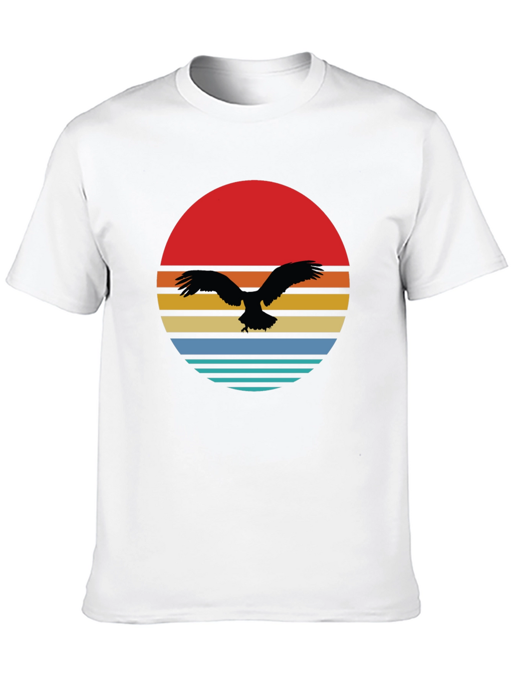 Retro Eagle Sunset Graphic Tee