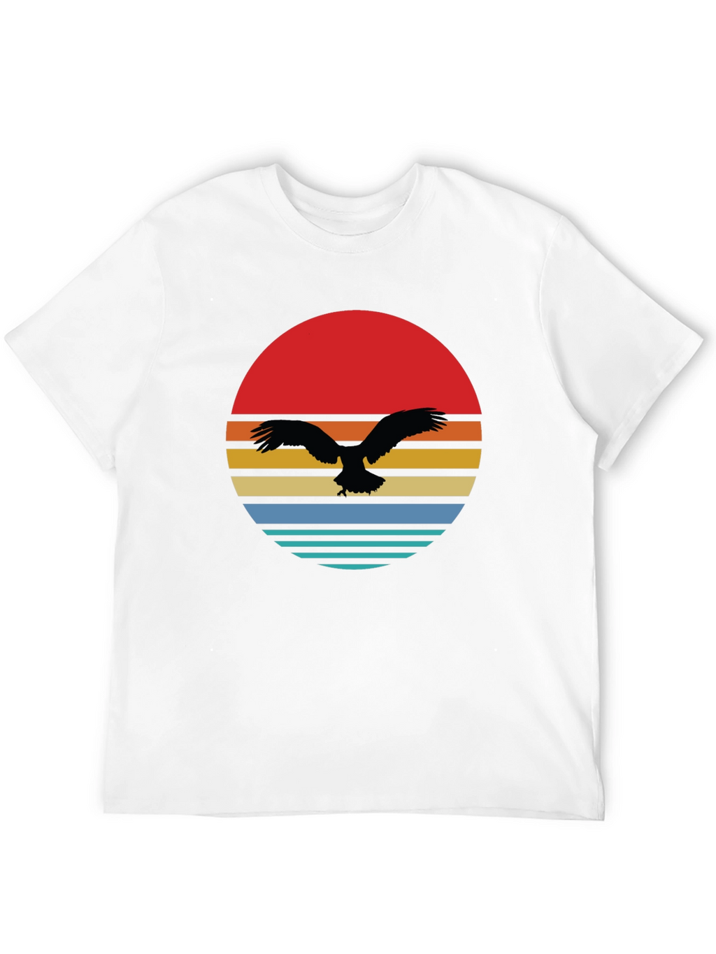 Retro Eagle Sunset Graphic Tee