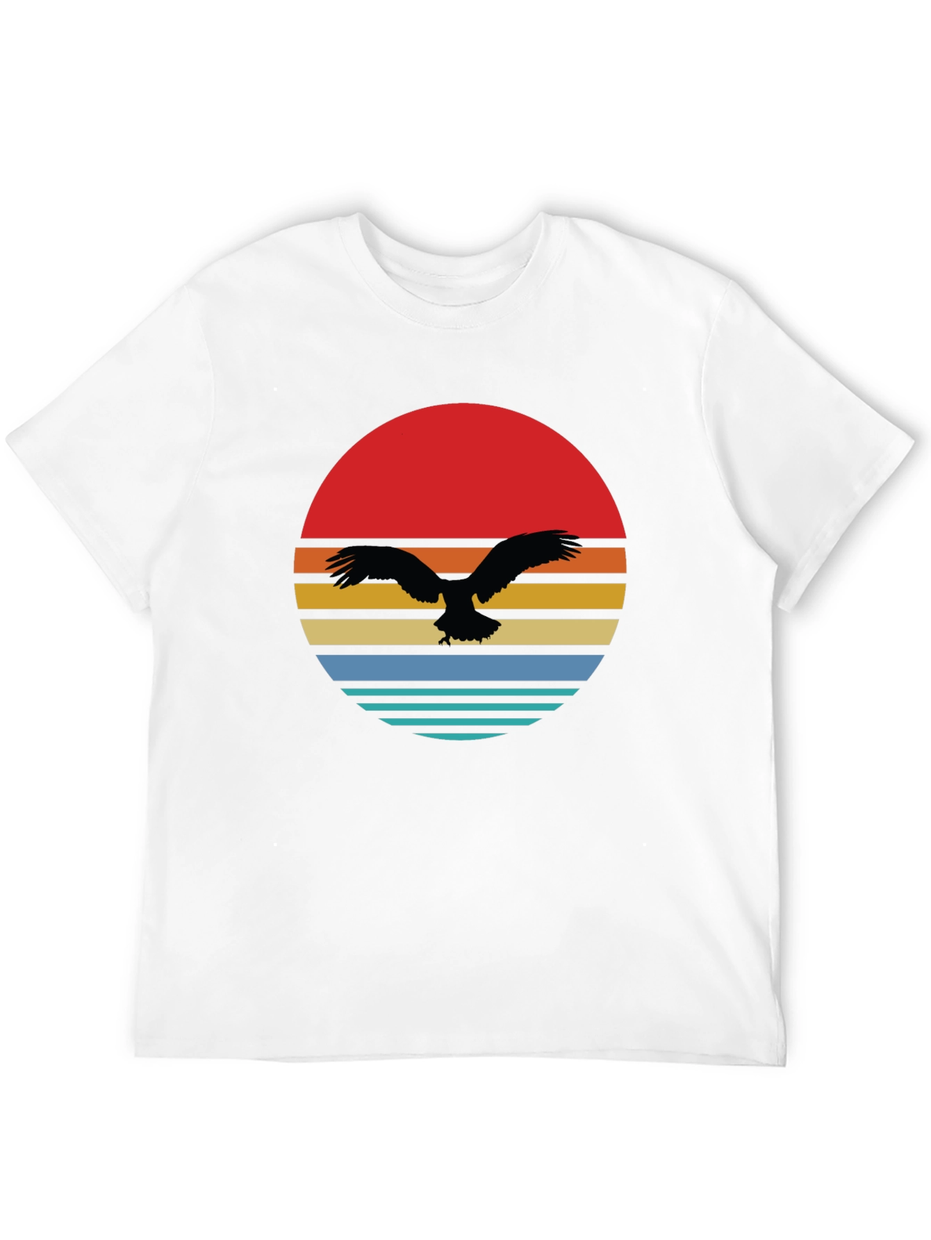 Retro Eagle Sunset Graphic Tee