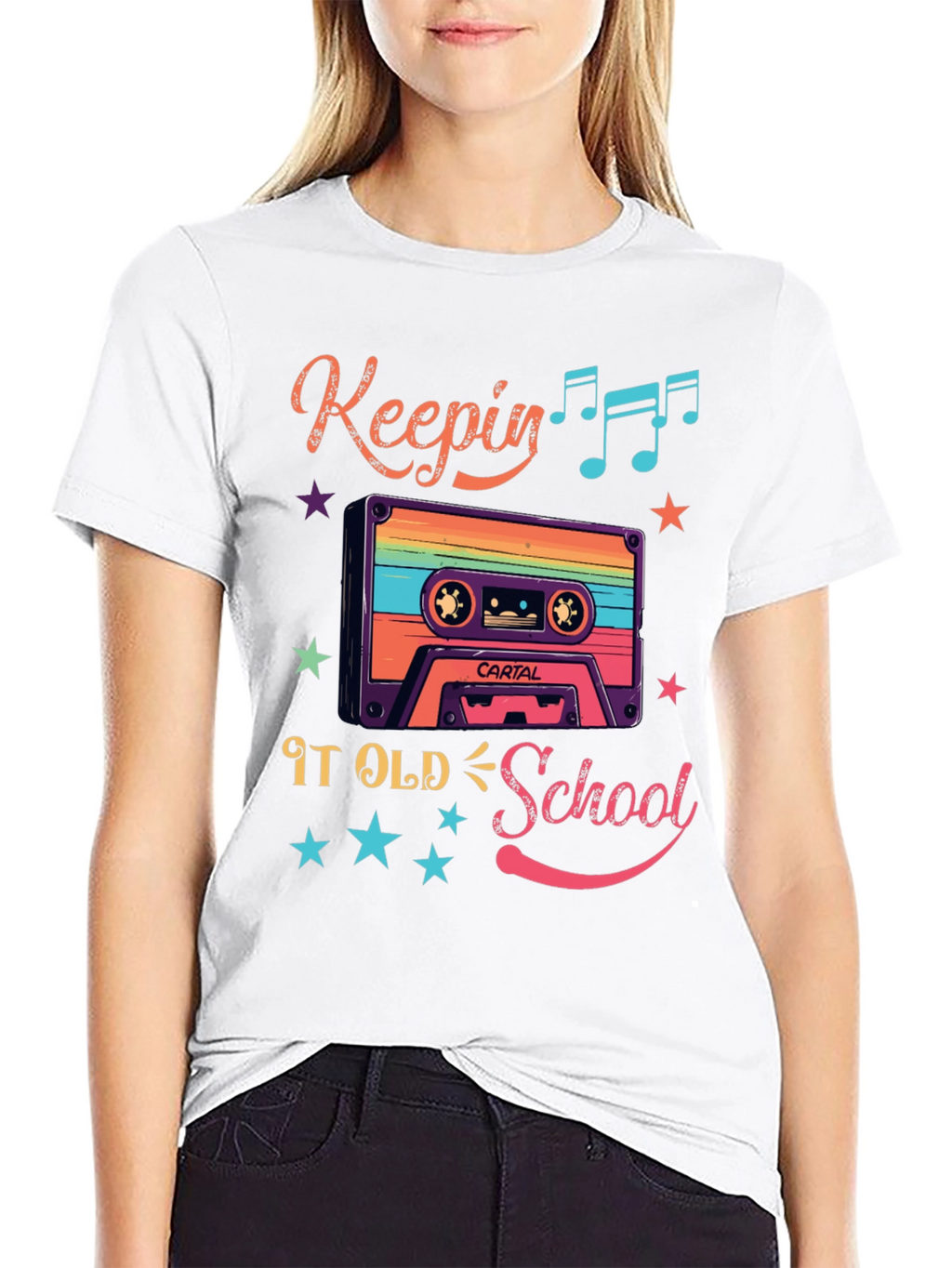 Retro Keepin It Old School Cassette Tape T-Shirt
