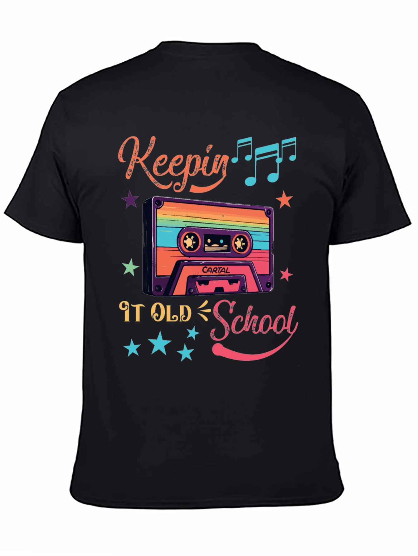Retro Keepin It Old School Cassette Tape T-Shirt
