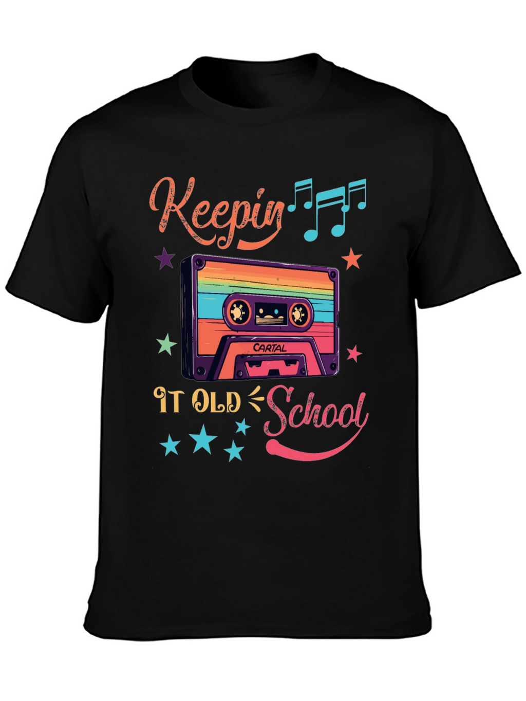 Retro Keepin It Old School Cassette Tape T-Shirt