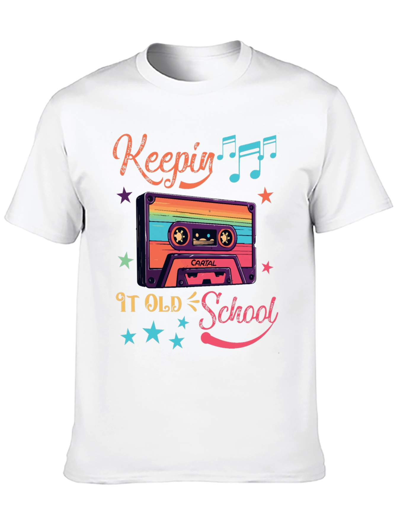 Retro Keepin It Old School Cassette Tape T-Shirt