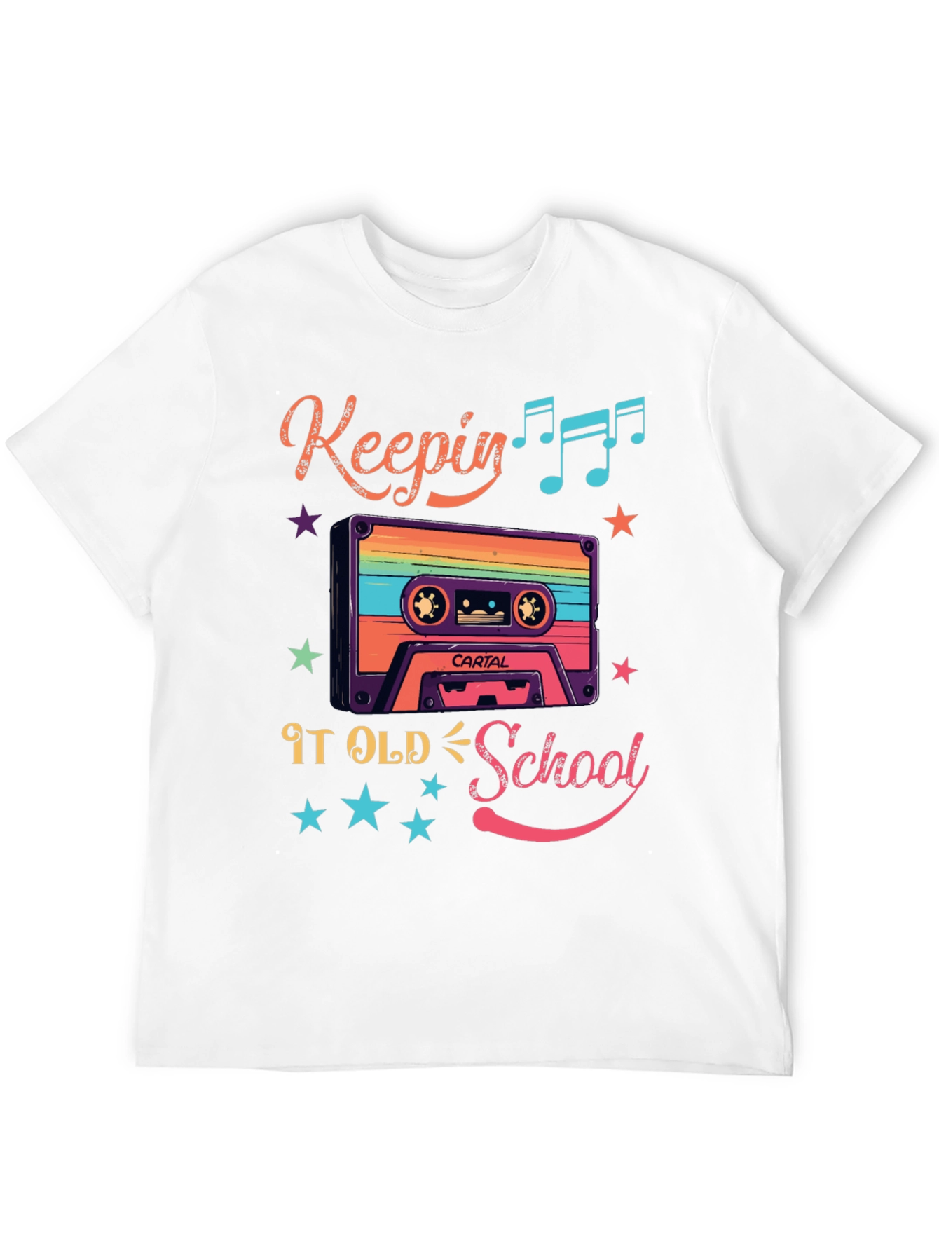 Retro Keepin It Old School Cassette Tape T-Shirt