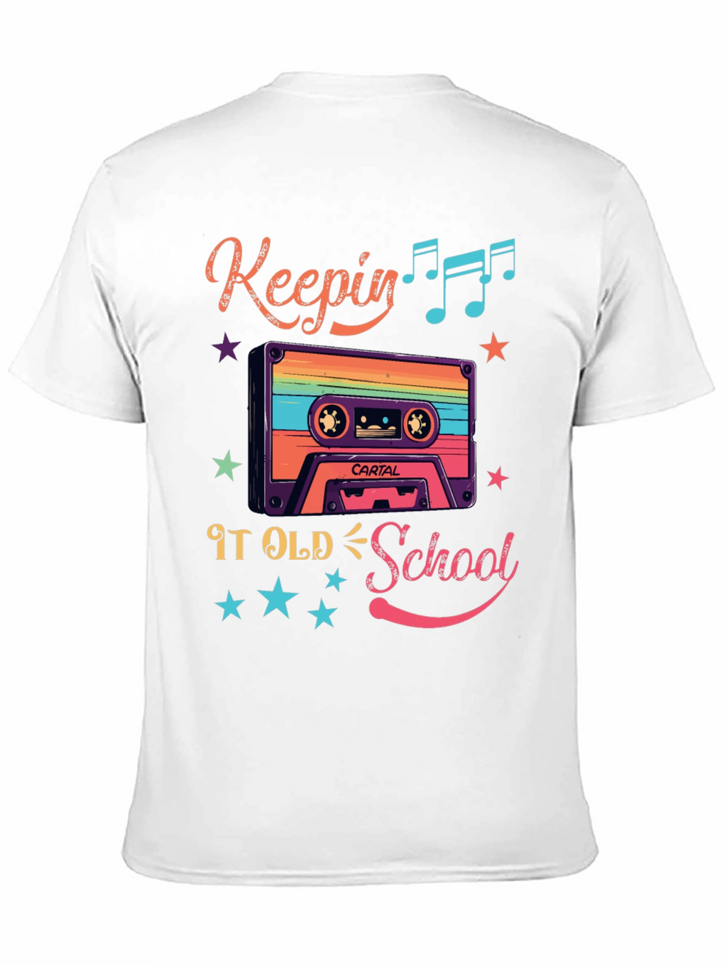 Retro Keepin It Old School Cassette Tape T-Shirt