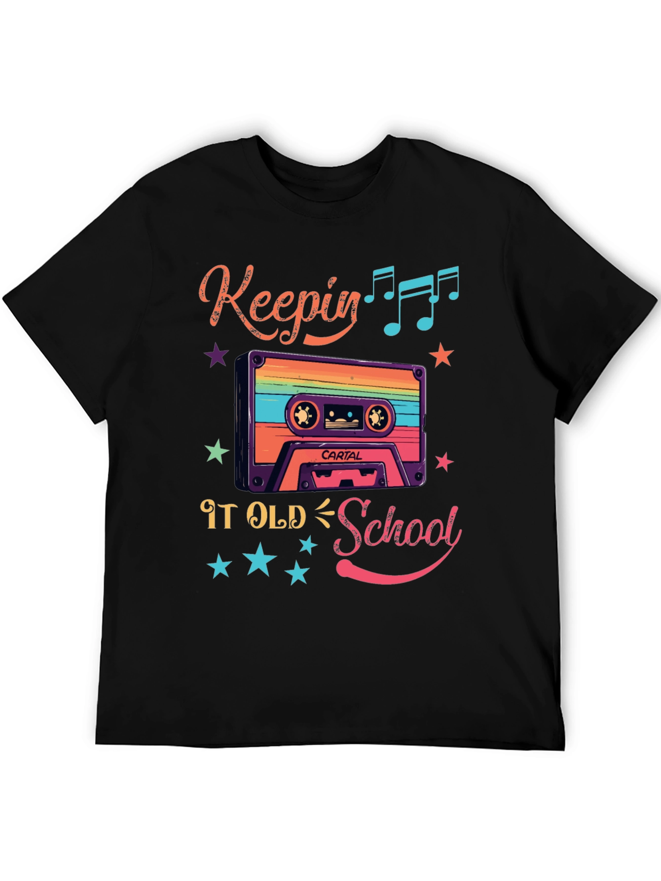 Retro Keepin It Old School Cassette Tape T-Shirt