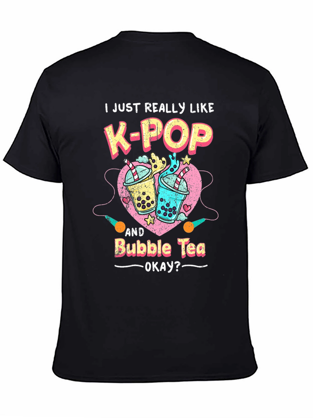 K-Pop & Bubble Tea Graphic Tee