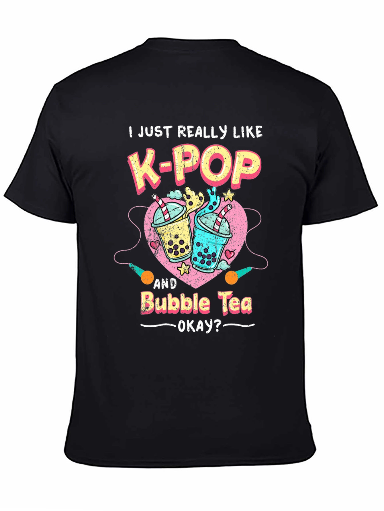 K-Pop & Bubble Tea Graphic Tee