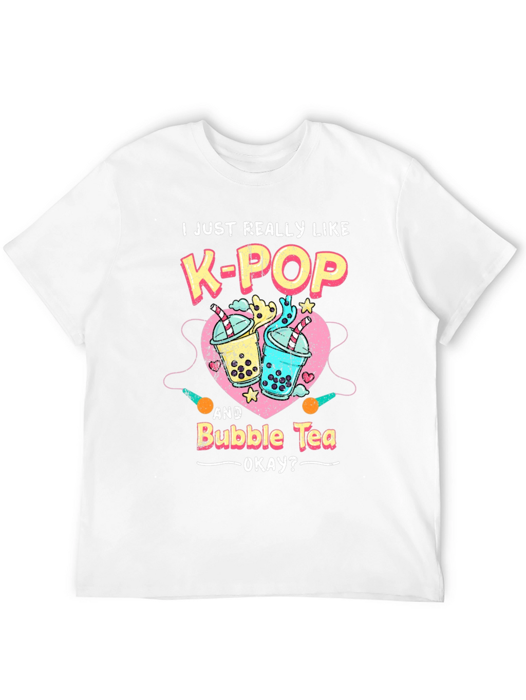 K-Pop & Bubble Tea Graphic Tee