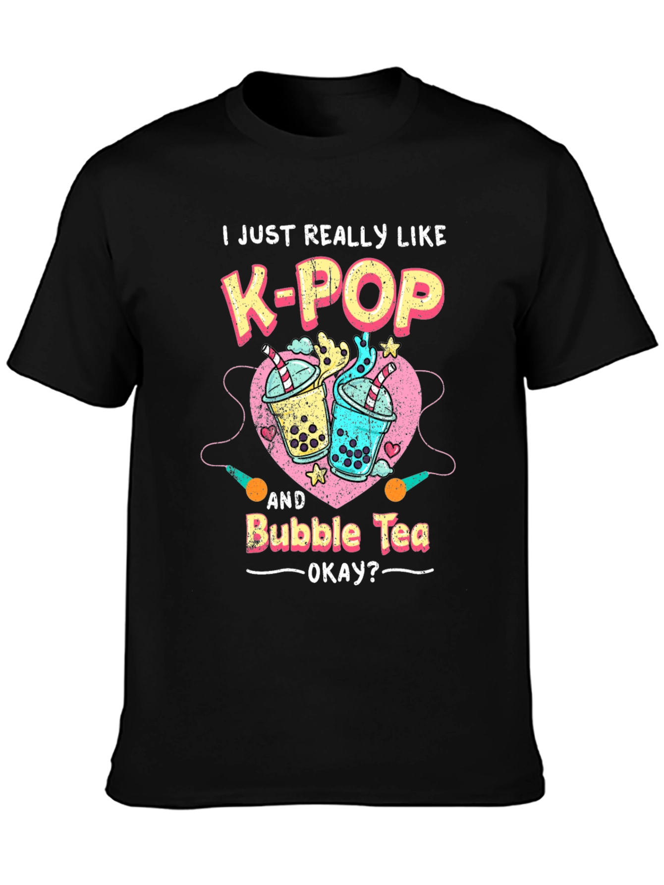K-Pop & Bubble Tea Graphic Tee