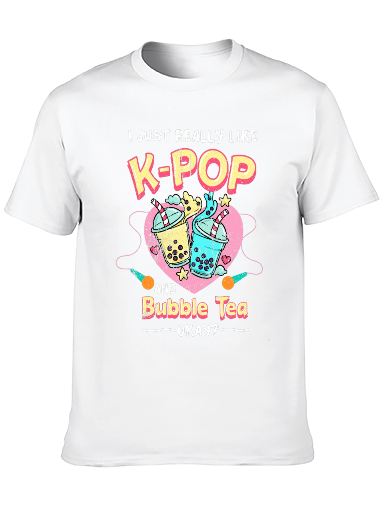 K-Pop & Bubble Tea Graphic Tee