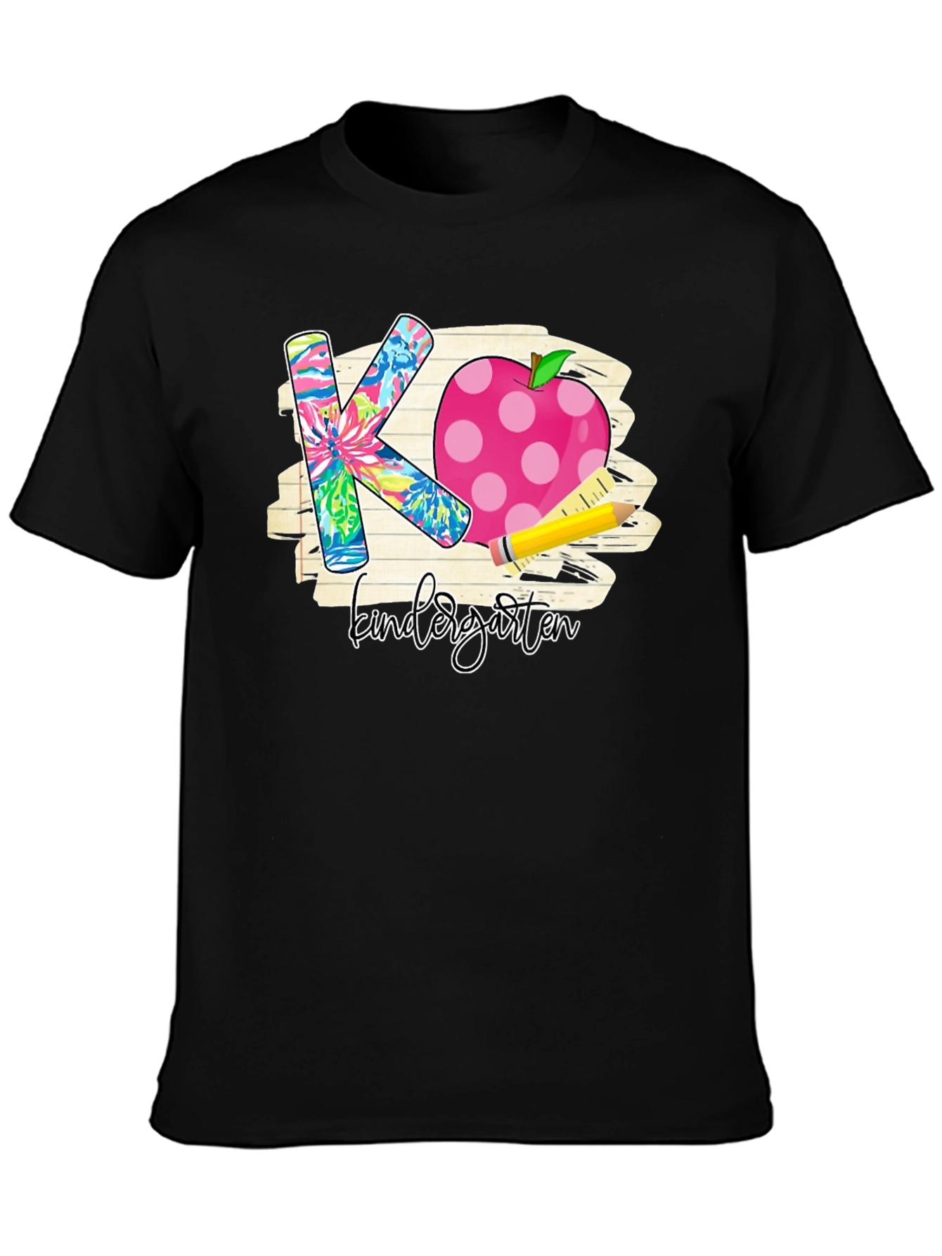Kindergarten Teacher T-Shirt Apple Pencil Back to School