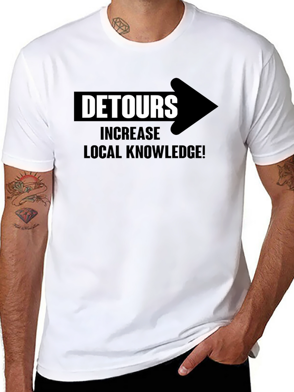 Detours Increase Local Knowledge T-Shirt