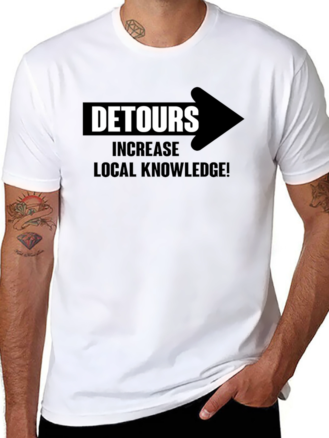 Detours Increase Local Knowledge T-Shirt