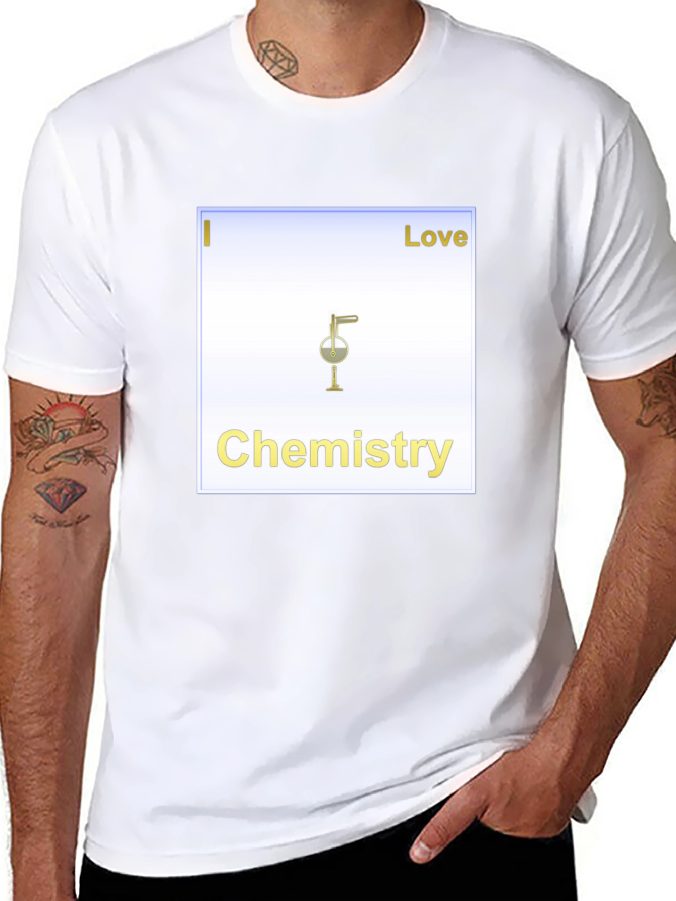 I Love Chemistry Graphic T-Shirt - Science Tee