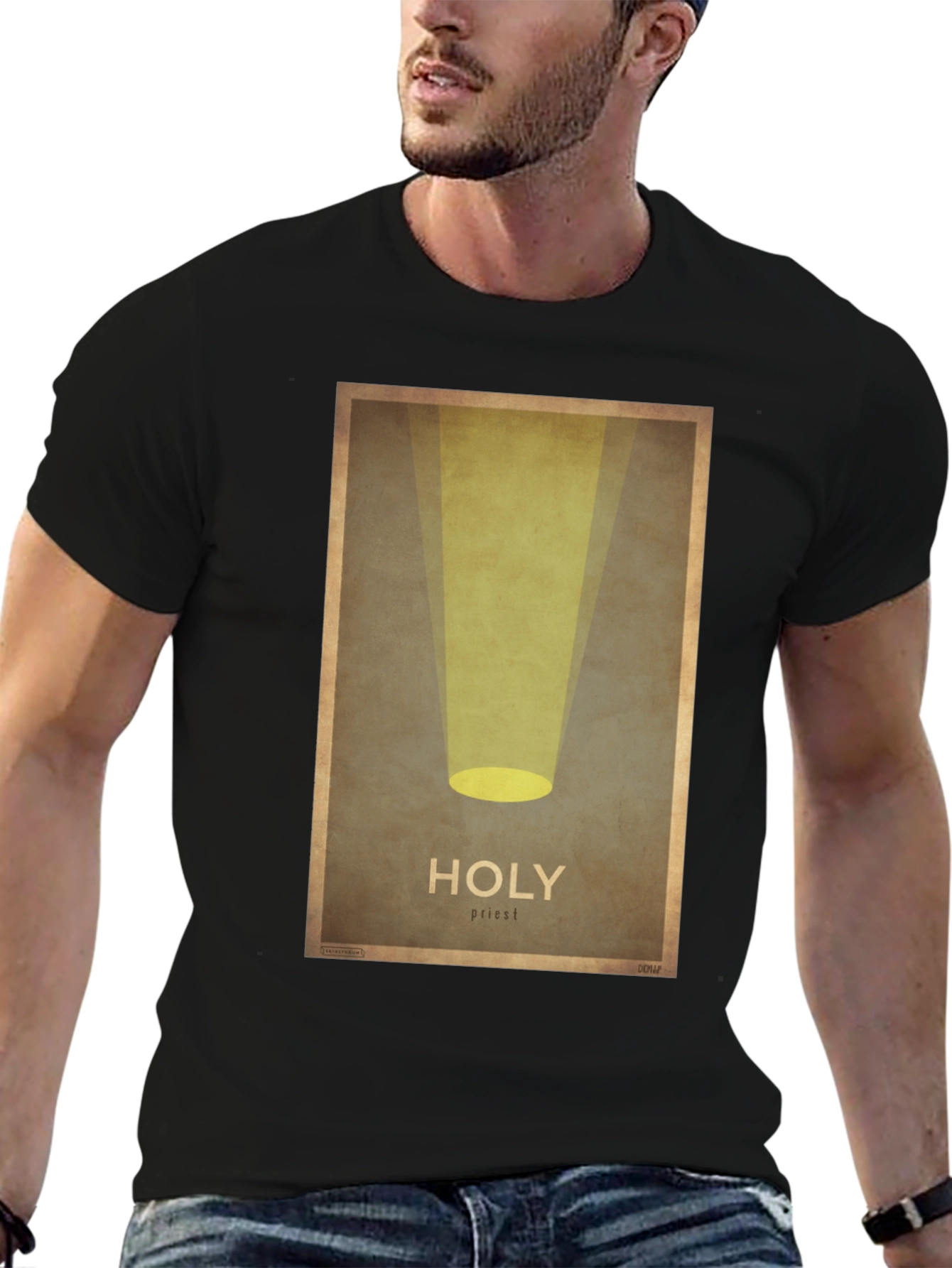 Holy Priest Graphic Tee - Religious Humor