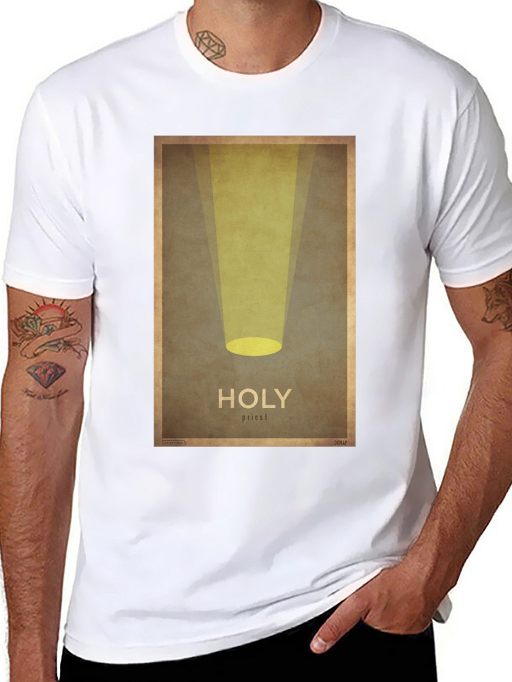 Holy Priest Graphic Tee - Religious Humor