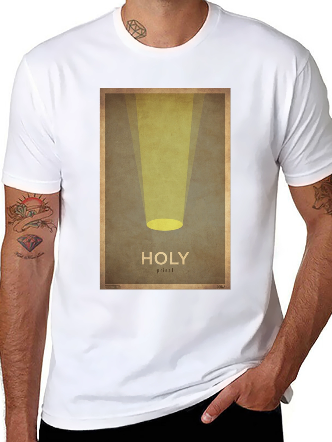 Holy Priest Graphic Tee - Religious Humor