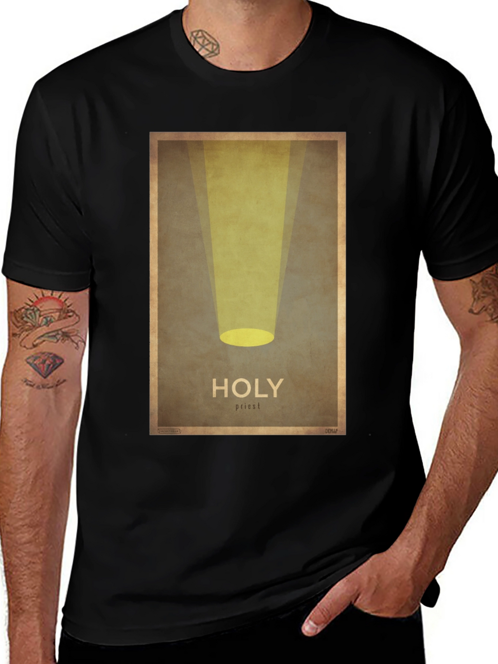 Holy Priest Graphic Tee - Religious Humor