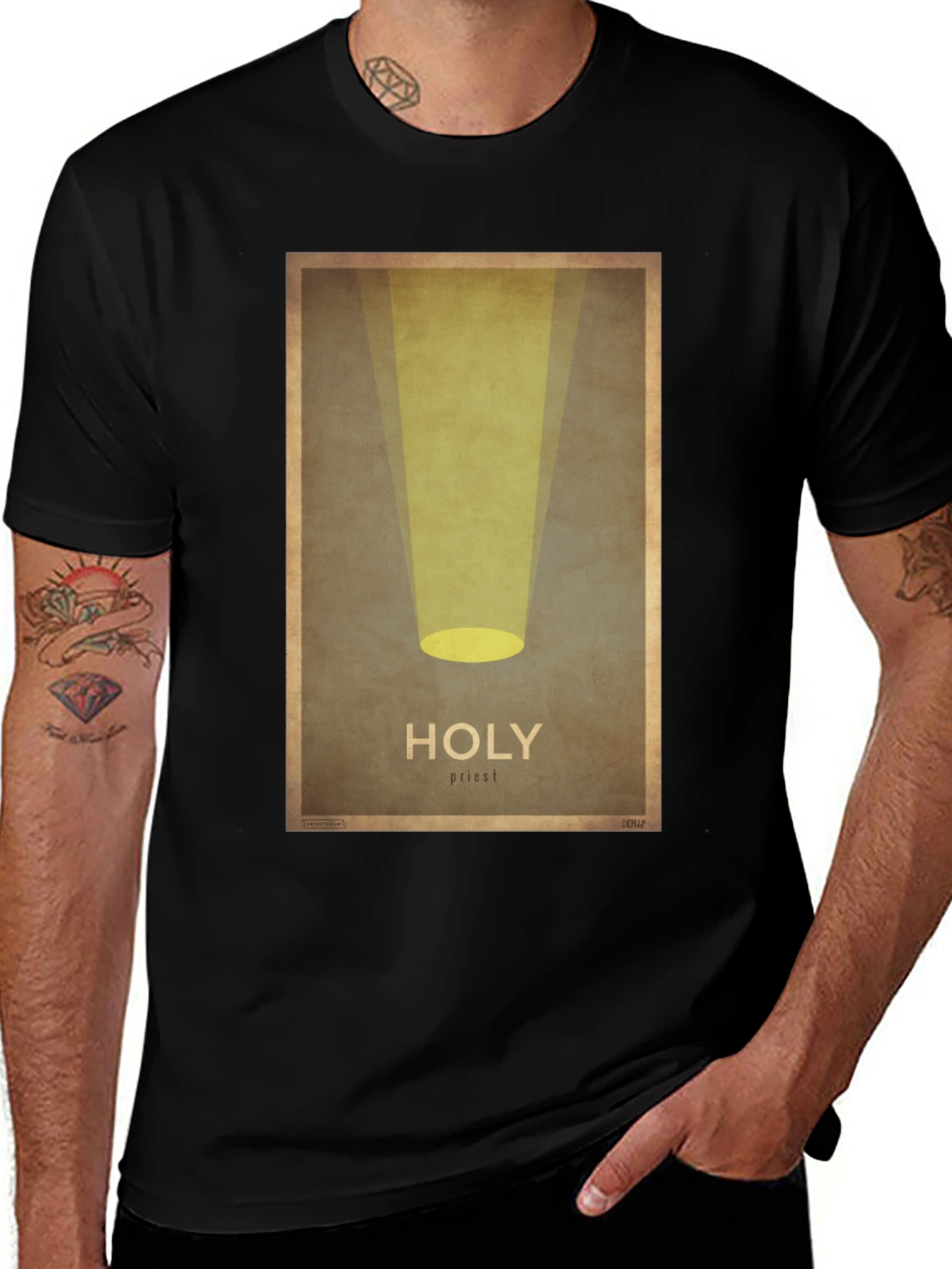 Holy Priest Graphic Tee - Religious Humor
