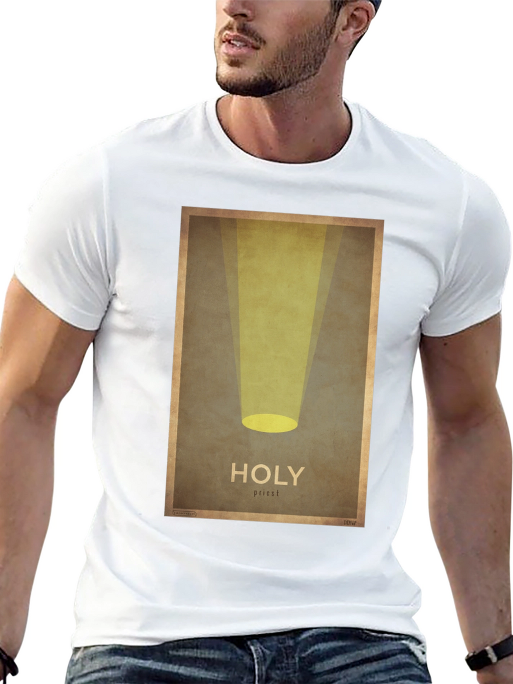 Holy Priest Graphic Tee - Religious Humor