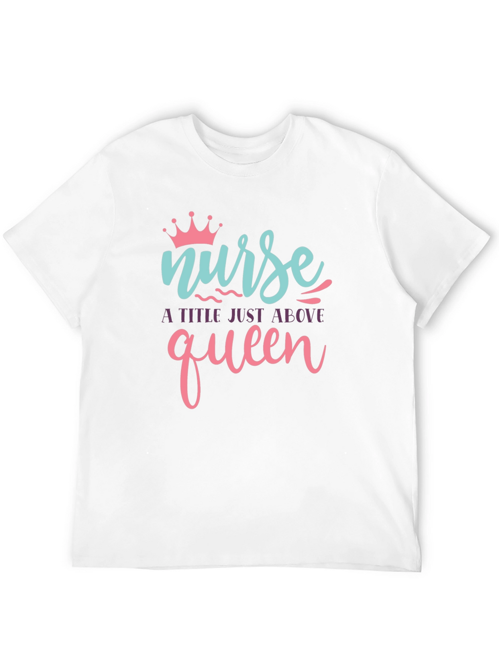 Nurse Queen Black T-Shirt