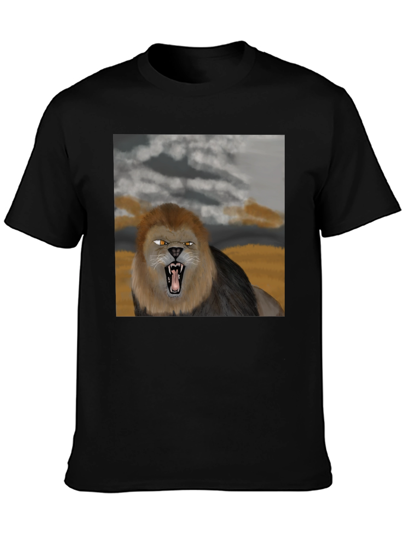Lion Graphic Tee - Fierce Style