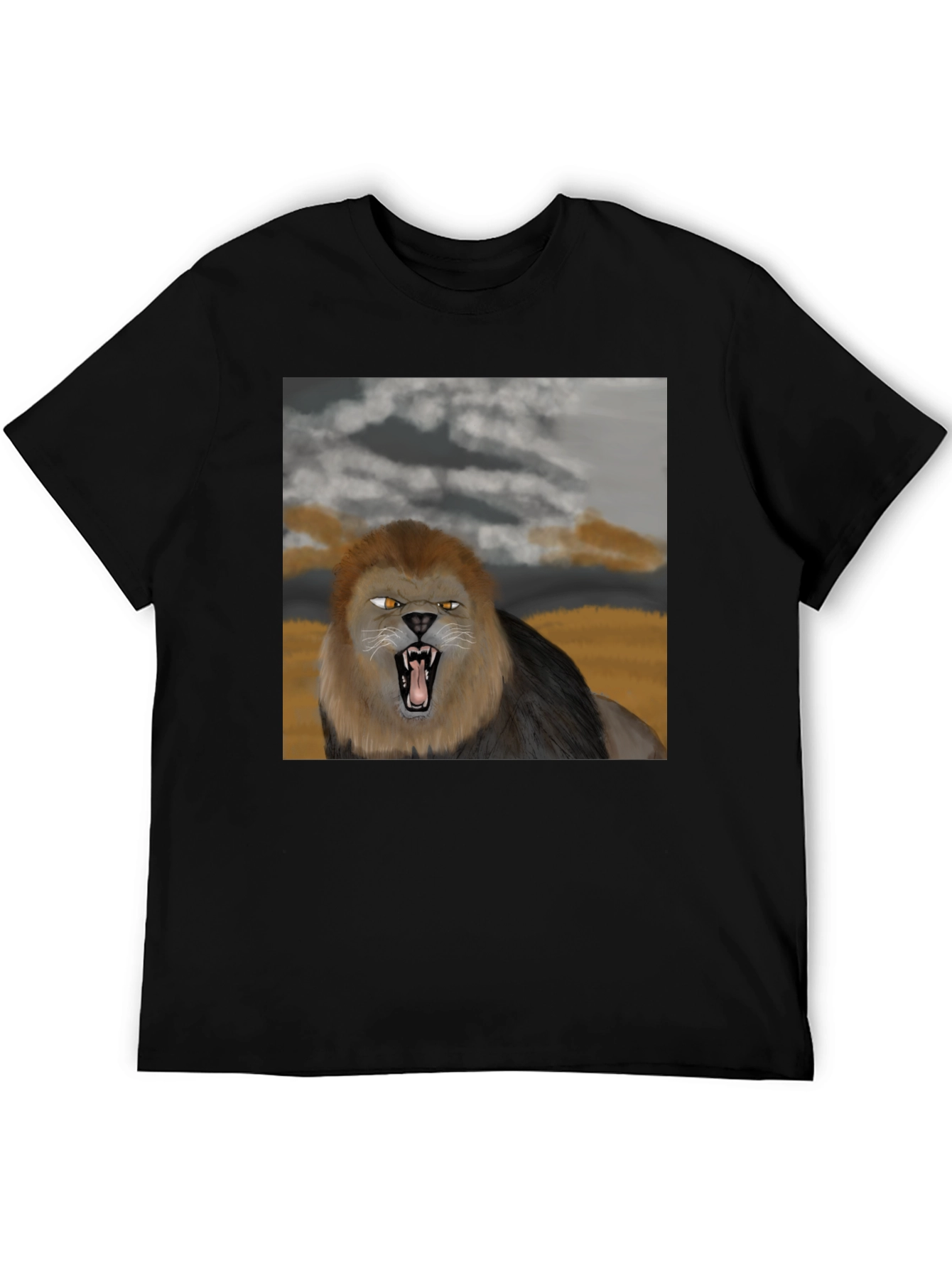 Lion Graphic Tee - Fierce Style