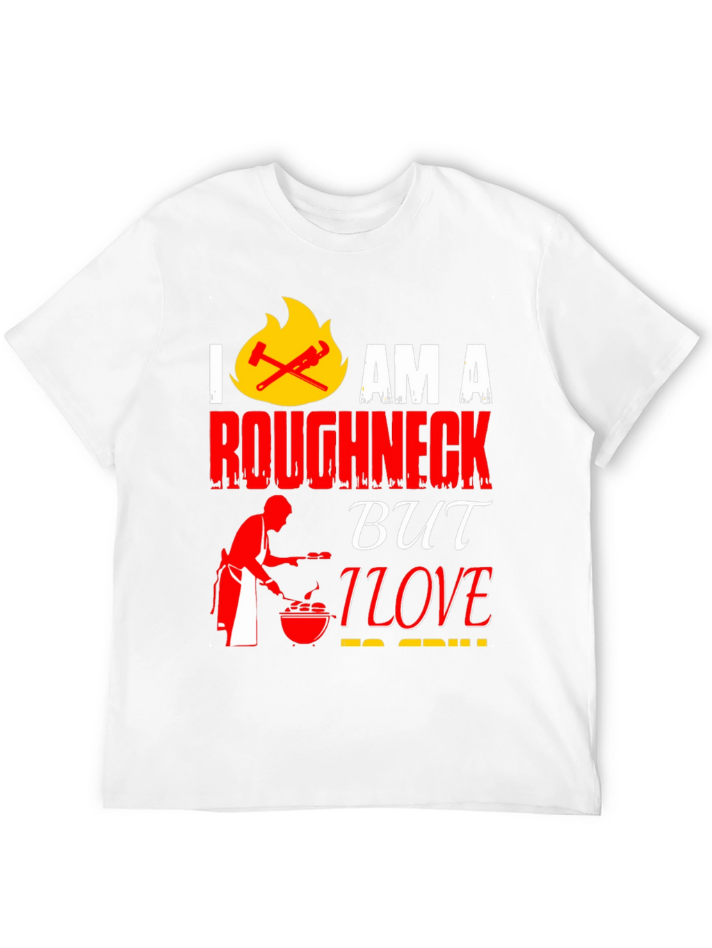 Roughneck BBQ Grill Master Black Graphic Tee