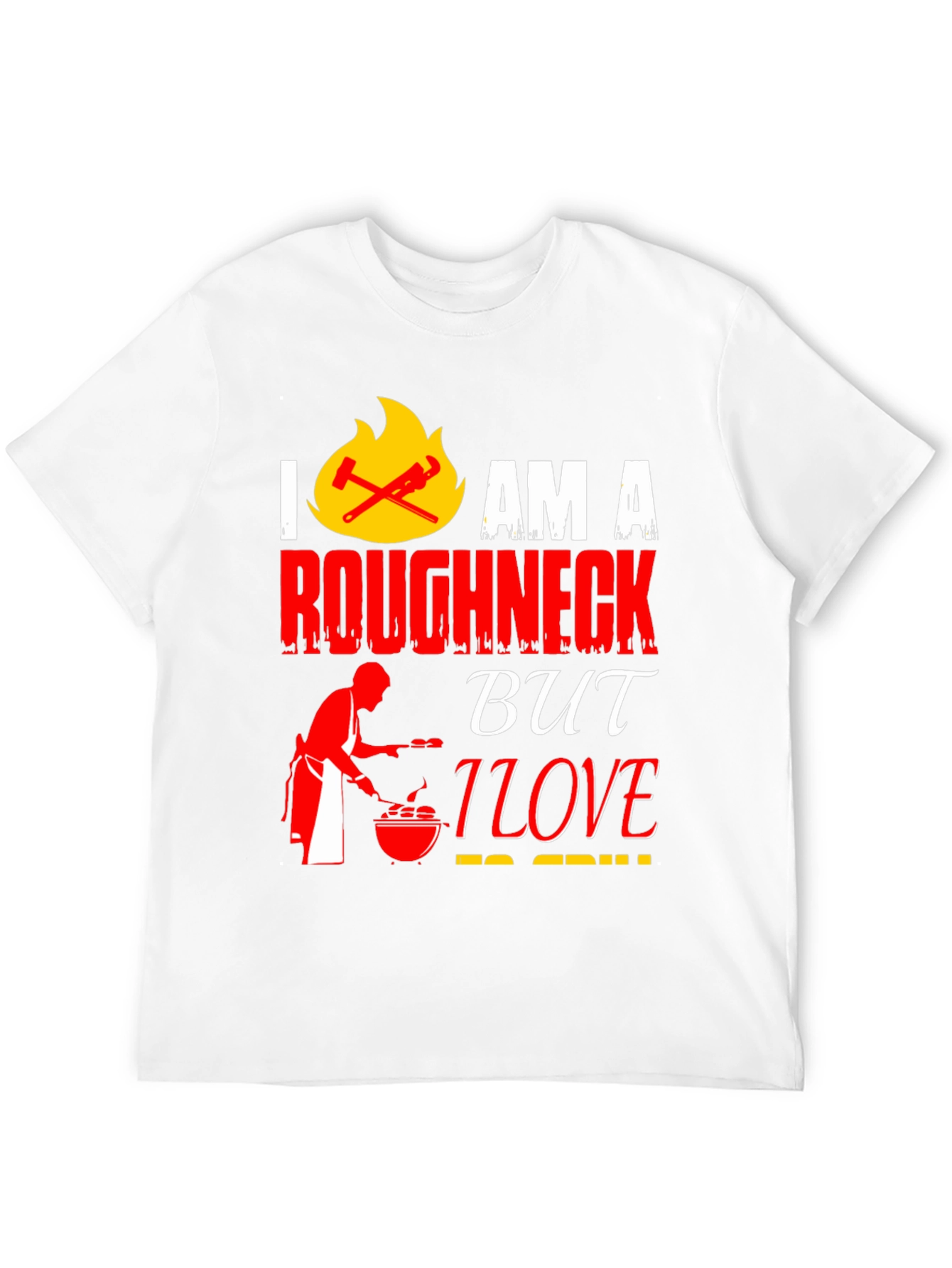 Roughneck BBQ Grill Master Black Graphic Tee