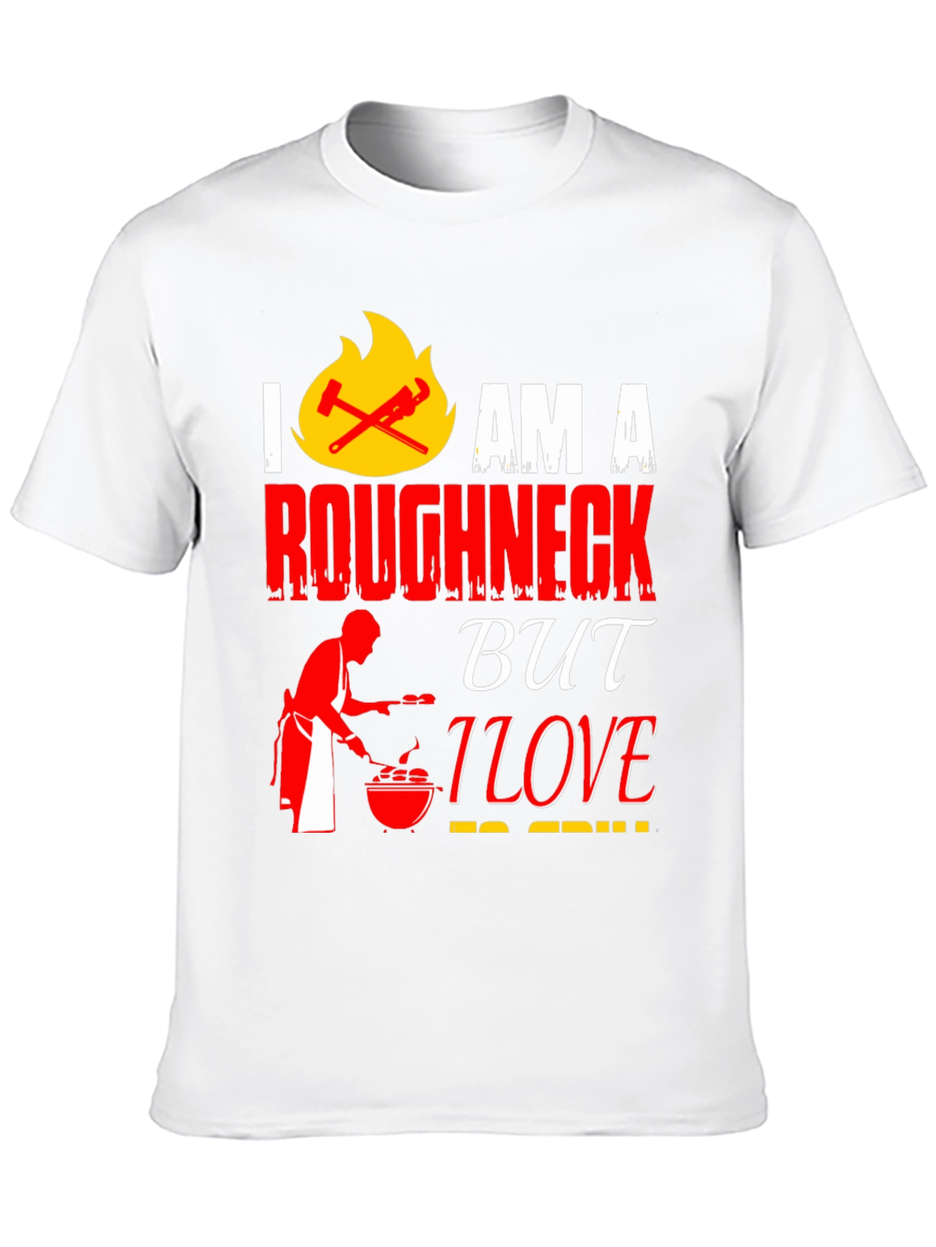 Roughneck BBQ Grill Master Black Graphic Tee