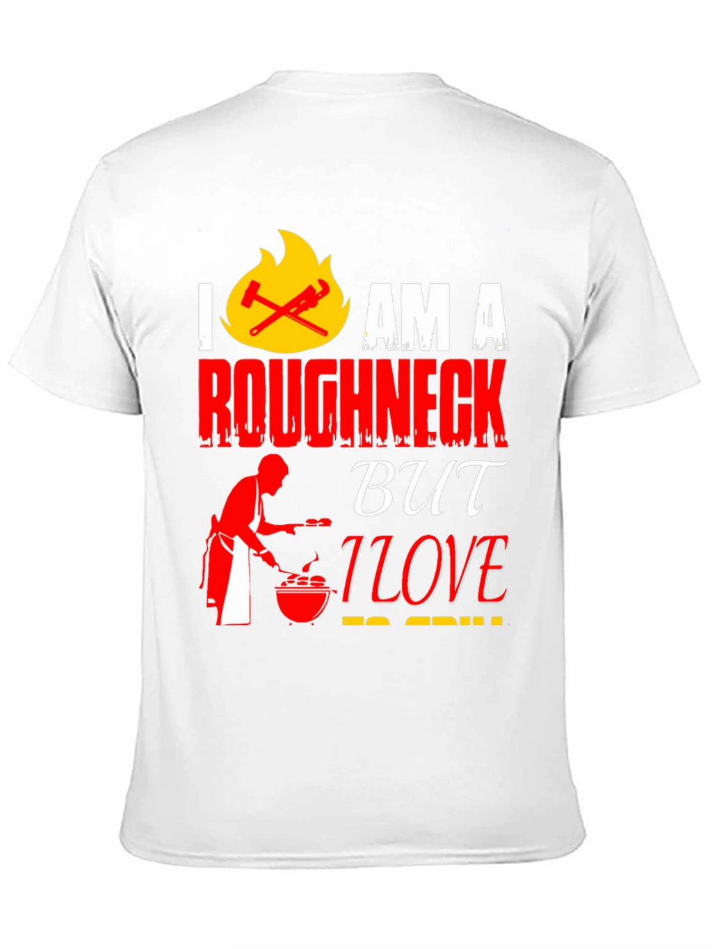 Roughneck BBQ Grill Master Black Graphic Tee